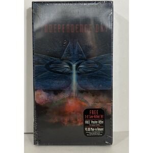 Independence Day (VHS) New Factory Sealed 1996 3D Cover Holographic Design‎